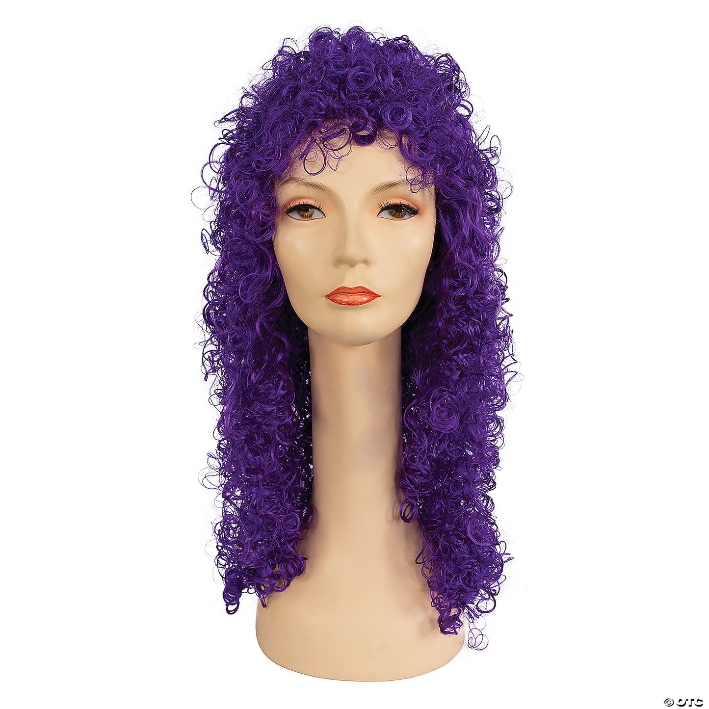 PLABO CURLY WIG-DK PURPLE