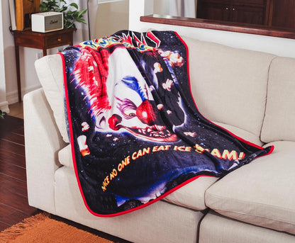 Killer Klown 45 X 60 Inch Raschel Throw Blanket