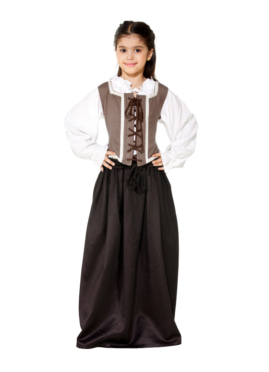 Girls Reversible Pirate Bodice