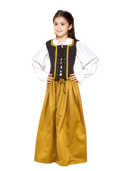 Girls Reversible Pirate Bodice