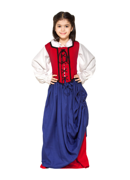 Girls Reversible Pirate Bodice