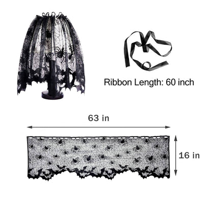 Fun Little Toys - Halloween Lamp Shade Topper Scarf Cover