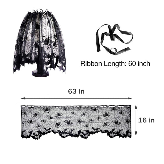 Fun Little Toys - Halloween Lamp Shade Topper Scarf Cover