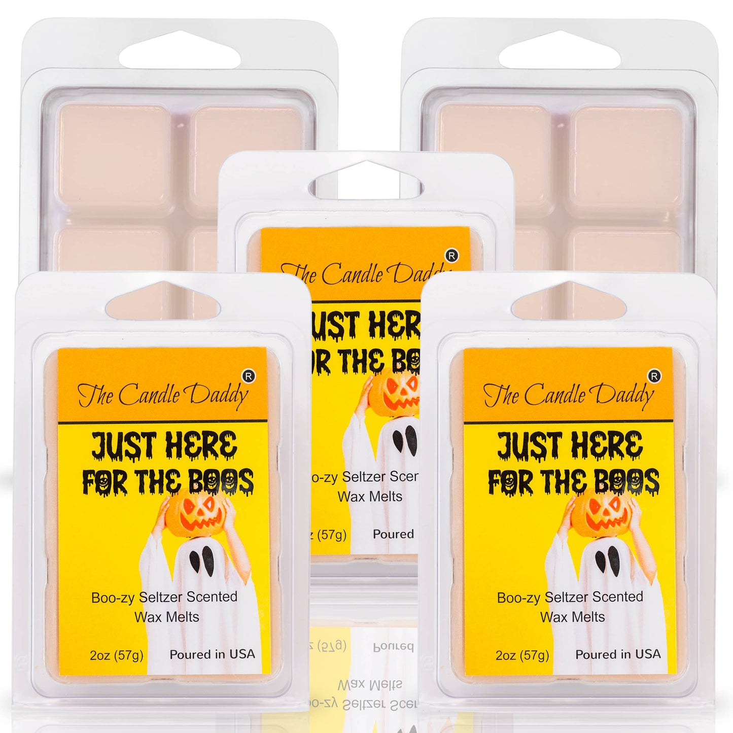 The Candle Daddy - JUST HERE FOR THE BOOS - BOO-ZY SELTZER SCENTED WAX MELT