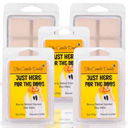 The Candle Daddy - JUST HERE FOR THE BOOS - BOO-ZY SELTZER SCENTED WAX MELT
