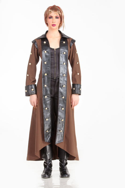 Lieutenant Estfeld Steampunk Trench Coat