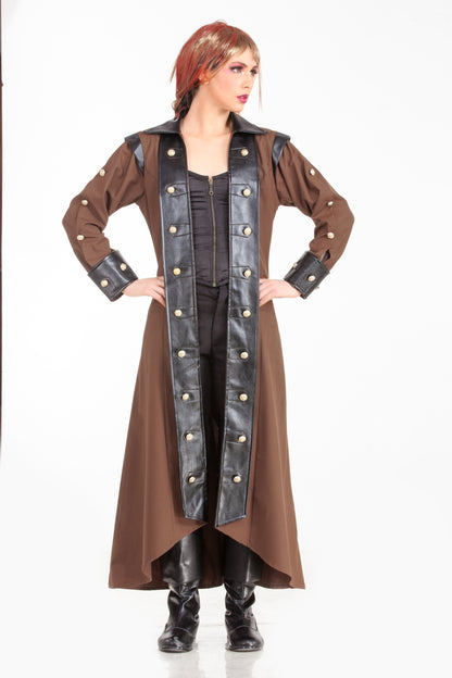 Lieutenant Estfeld Steampunk Trench Coat