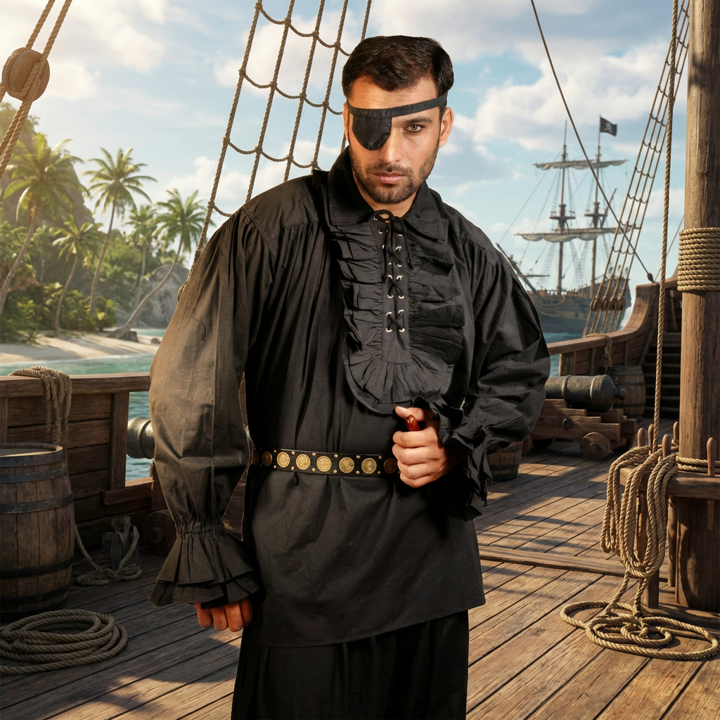 Captain Charles Vane Shirt (in cotton)