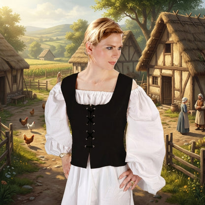 Reversible Peasant Bodice