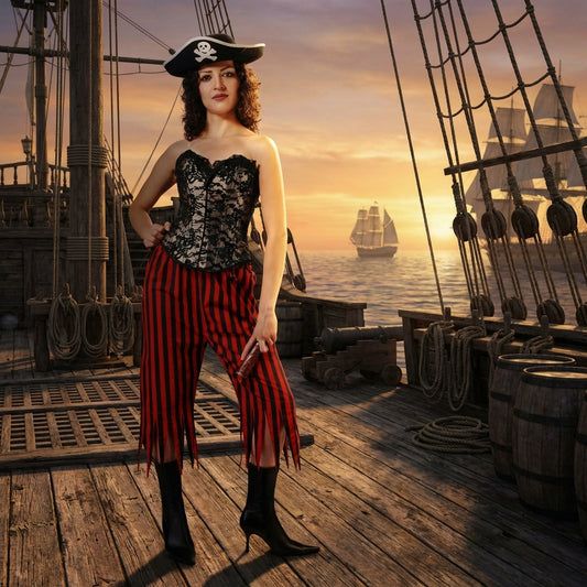 Rachel Wall Striped Pants