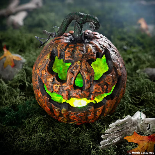 FOAM PUMPKIN WITH LIGHTS AND SOUND