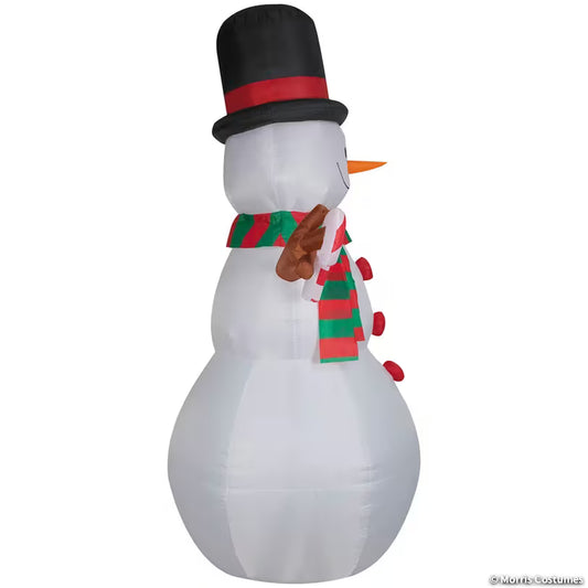 ANIMATED AIRBLOWN SWIVELING SNOWMAN