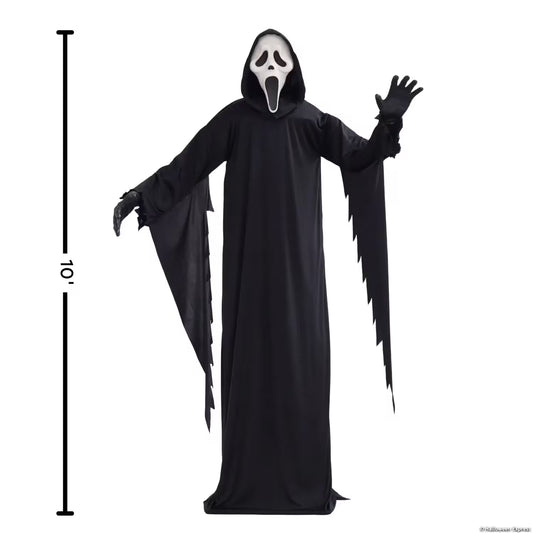 10 Ft. Ghost Face® Standing Outdoor Halloween Decoration