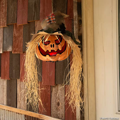 2 FT HANGING PUMPKIN HEAD