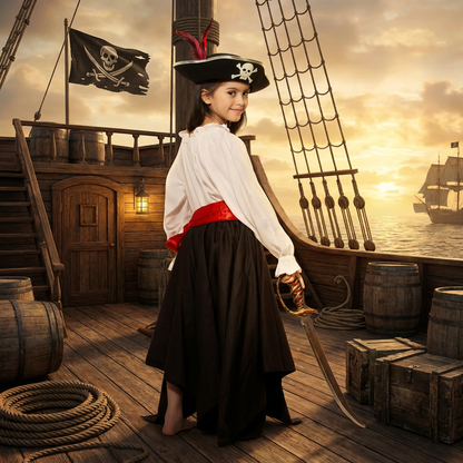Girls Pirate Blouse