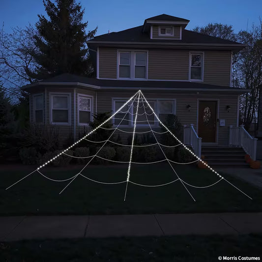12' Spider Yard Web Light-Up 99 LED