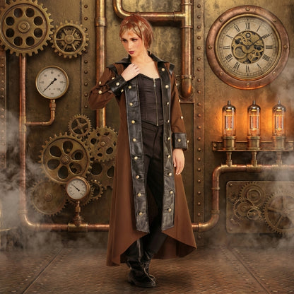 Lieutenant Estfeld Steampunk Trench Coat