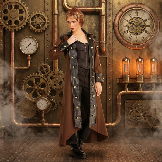 Lieutenant Estfeld Steampunk Trench Coat