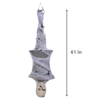 Fun Little Toys - 61 Inches Halloween Cocoon Corpse Decoration with Sound