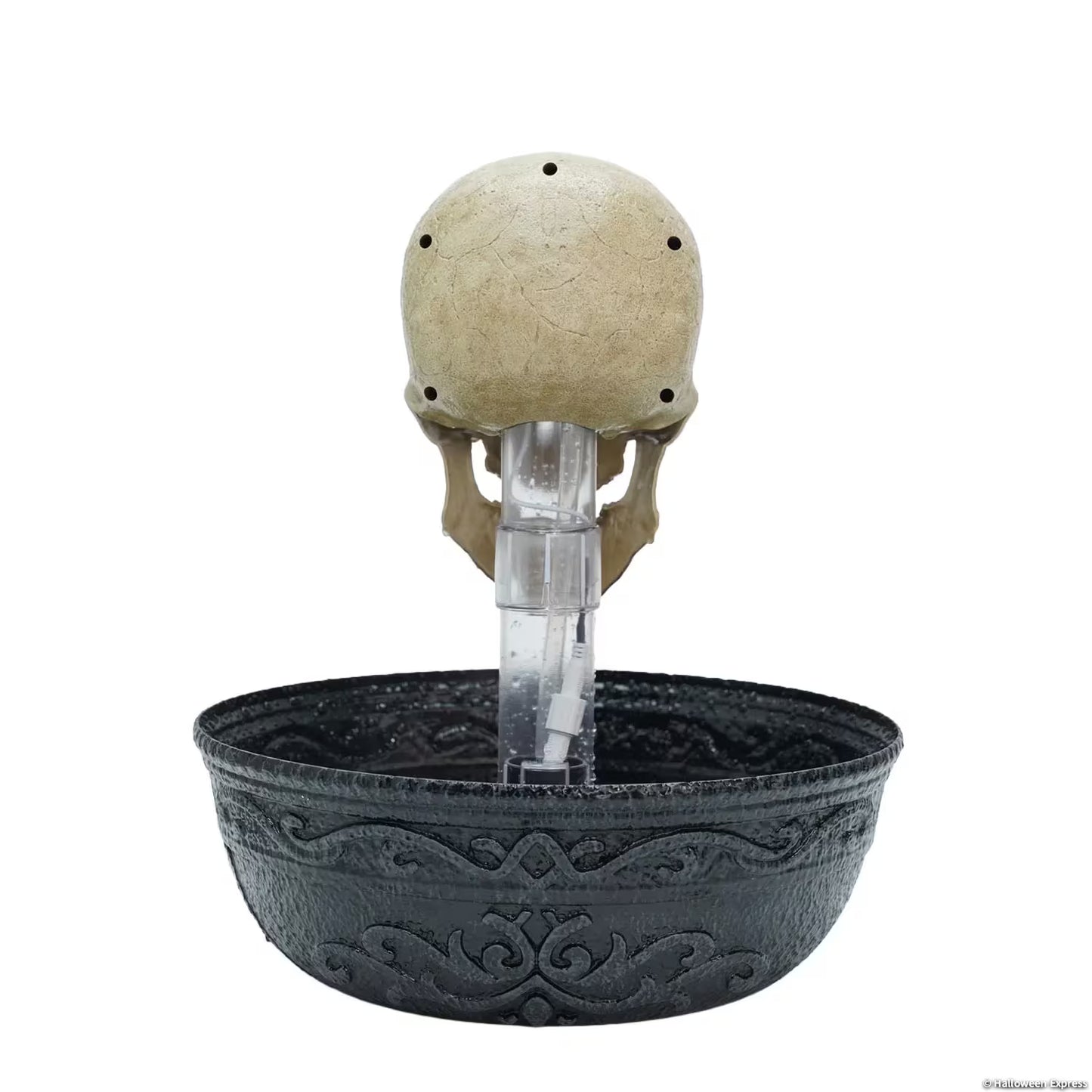 14" Bleeding Skull Fountain Halloween Decoration