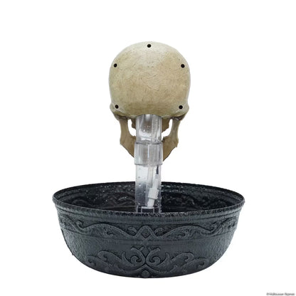 14" Bleeding Skull Fountain Halloween Decoration