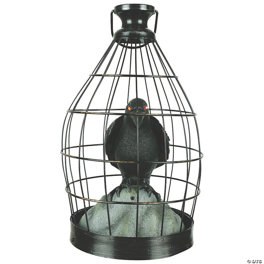 CROW IN CAGE ANIMATED