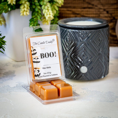 The Candle Daddy - FUNNY FALL HALLOWEEN - Boo! Pumpkin Spice Wax Melts