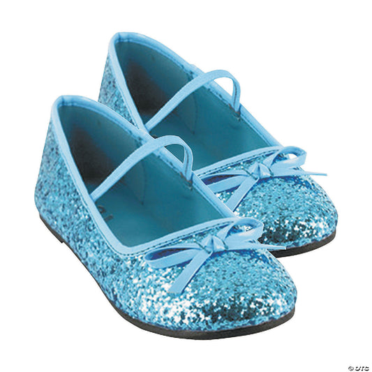 FLAT BALLET GLITTER CH BU MED