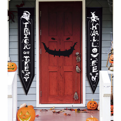 Fun Little Toys - Halloween Outdoor Hanging Porch Signs Decor Door Signs