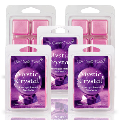 The Candle Daddy - MYSTIC CRYSTAL - AMETHYST CRYSTAL SCENTED WAX MELT