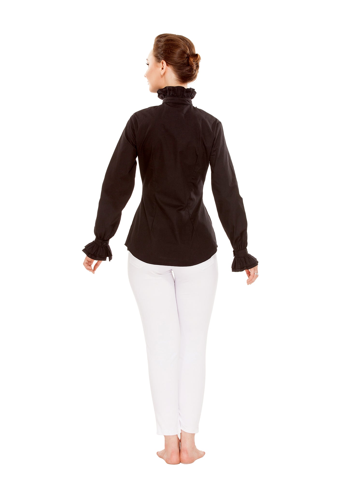 Zylphia Stand-up Collar Blouse