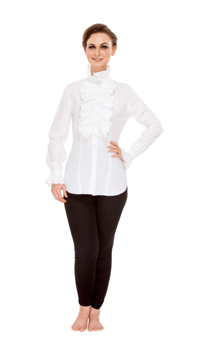 Zylphia Stand-up Collar Blouse