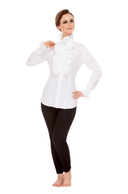 Zylphia Stand-up Collar Blouse