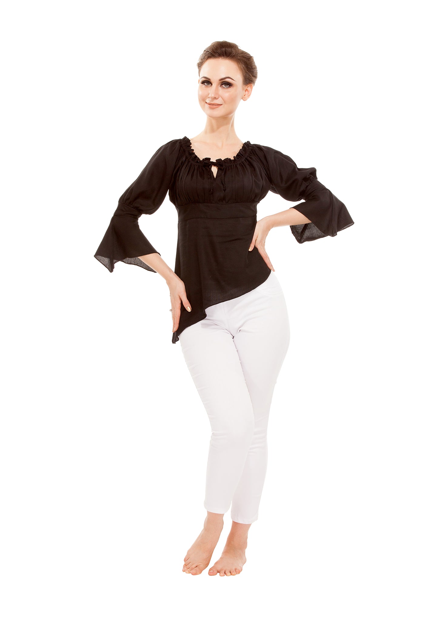 Felicia High-Low Hem Blouse