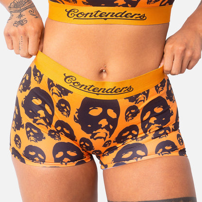 HALLOWEEN MASK OFF BOY SHORT