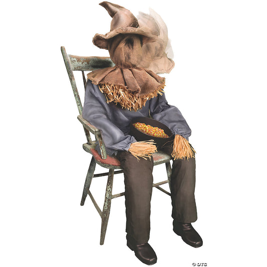 SITTING SCARECROW PROP