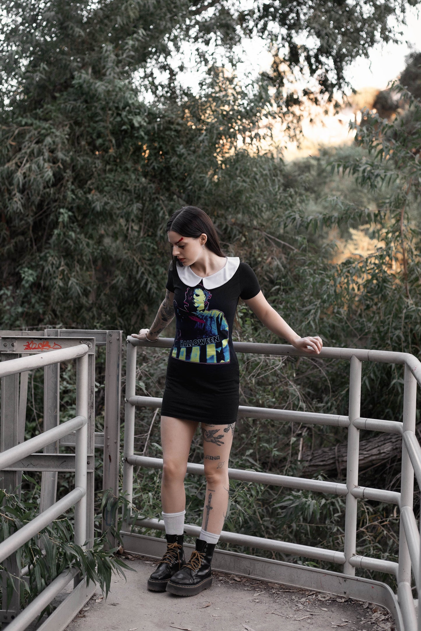 Halloween Peter Pan Collar Dress