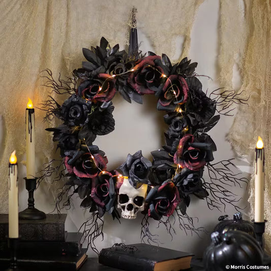 LIGHT UP HALLOWEEN WREATH