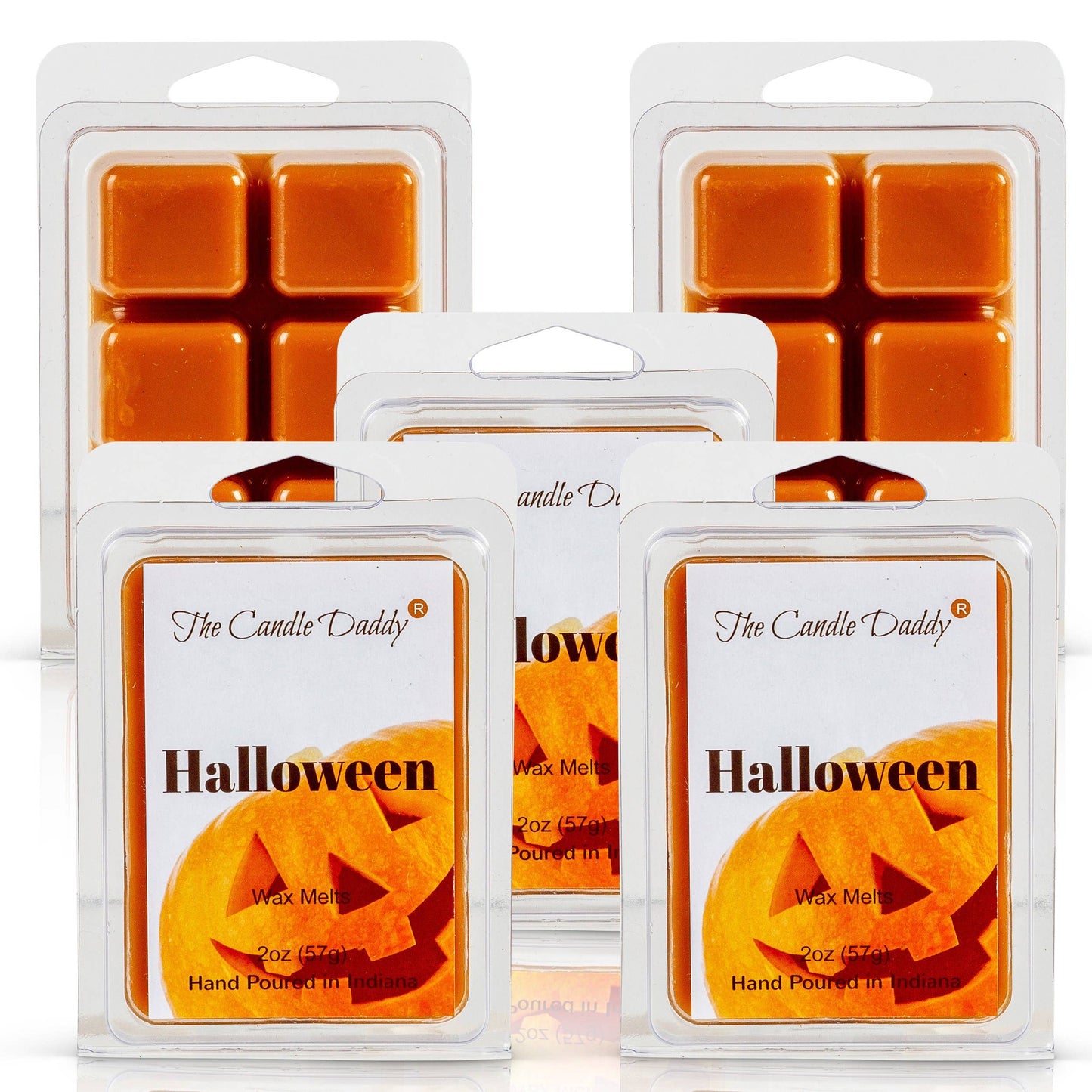 The Candle Daddy - Halloween - Pumpkin Scented Wax Melt Cubes - 2 Ounce