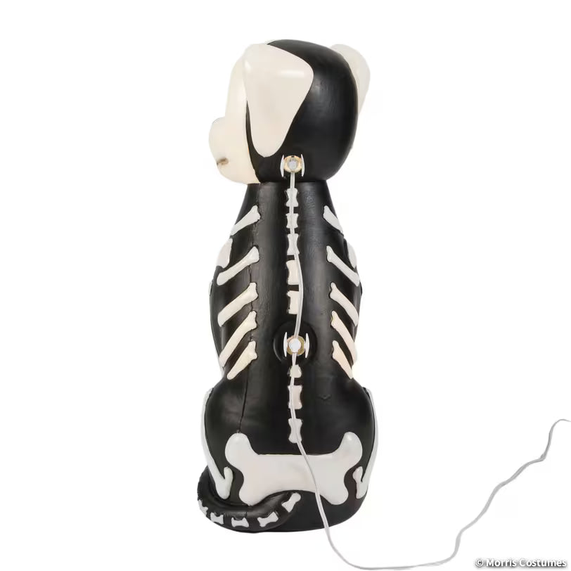 24IN BLOW MLD SKELETON DOG W C7 LED LGHT