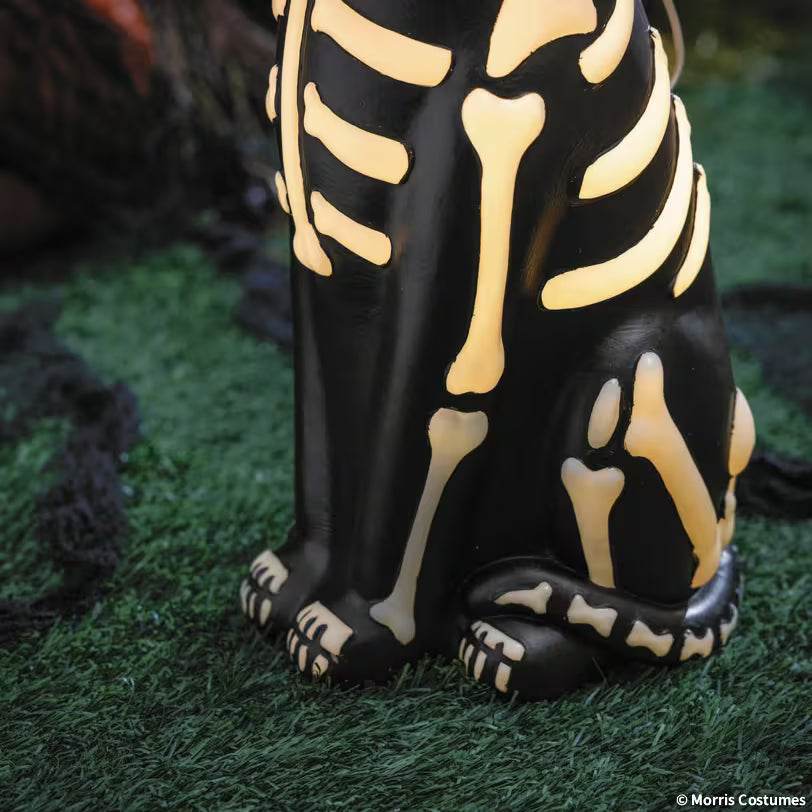24IN BLOW MLD SKELETON DOG W C7 LED LGHT