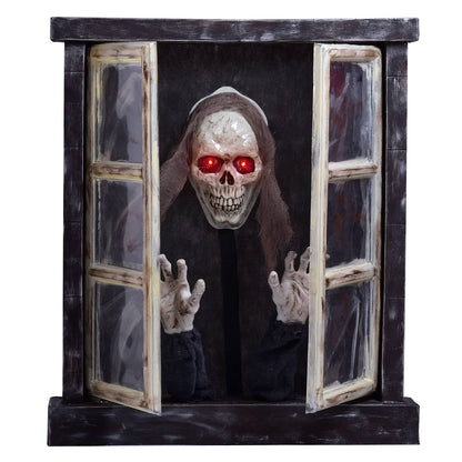 Fun Little Toys - Halloween Window decorations with Sound Outdoor