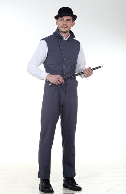 Canvas Classic Pants-Grey