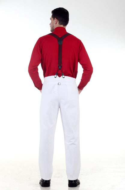 Steampunk Classic Pants-White