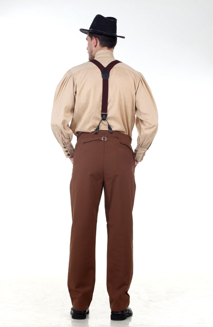 Classic Steampunk Pants-Brown