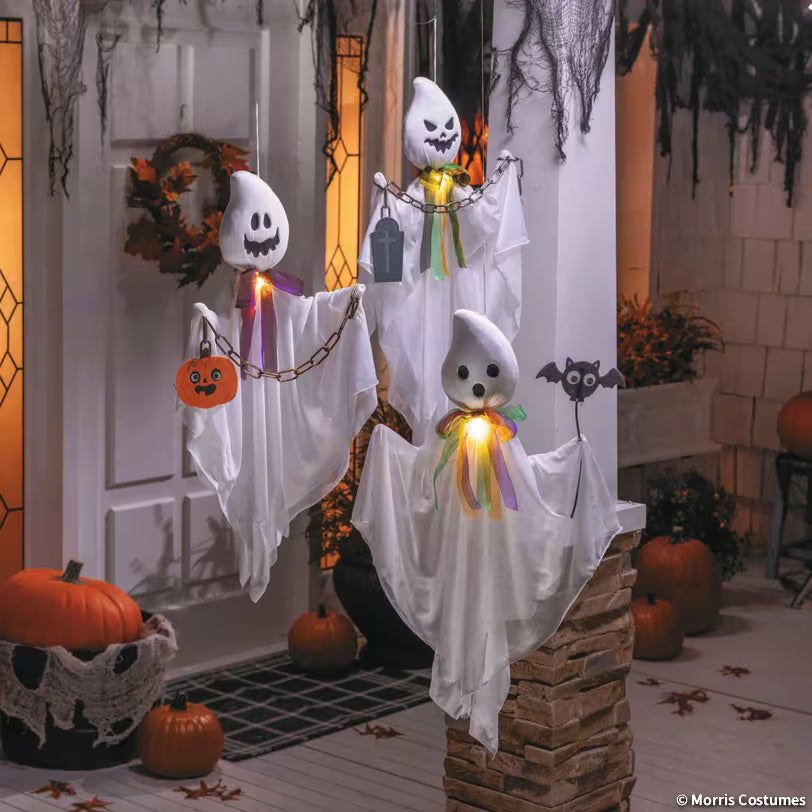 2.25 FT HANGING GHOST 3PCS