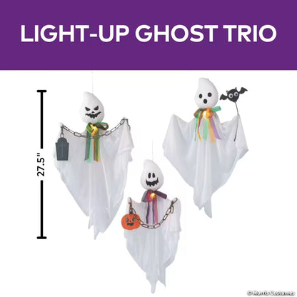 2.25 FT HANGING GHOST 3PCS