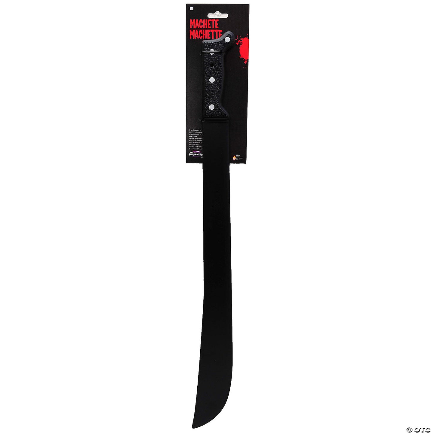 MACHETE 27IN BLK HND BLK BLADE