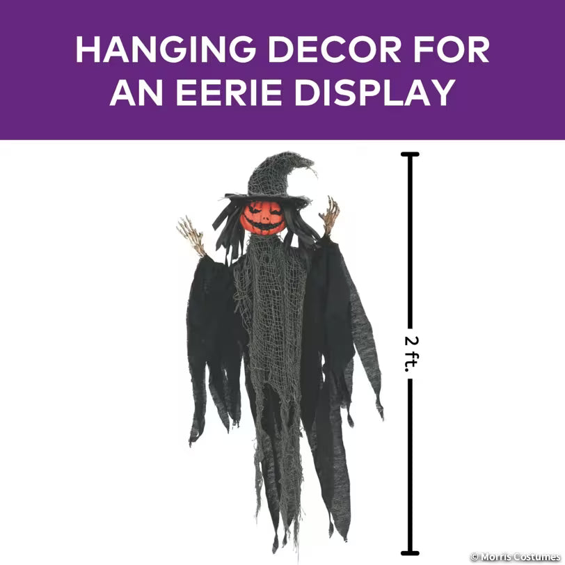 2 FT HANGING PUMPKIN MAN
