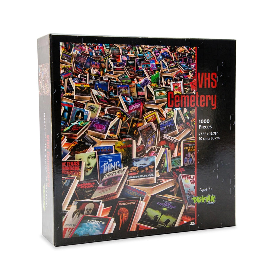 Horror Vhs Cemetery 1000 Piece Jigsaw Puzzle